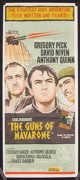 The Guns of Navarone 1961 Australian daybill